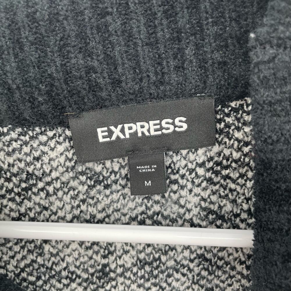 Express Women's Long Sleeve Sweater Dress, Houndstooth, Sz. M - Picture 6 of 12
